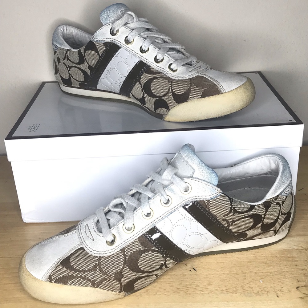 Brown coach shoes!!